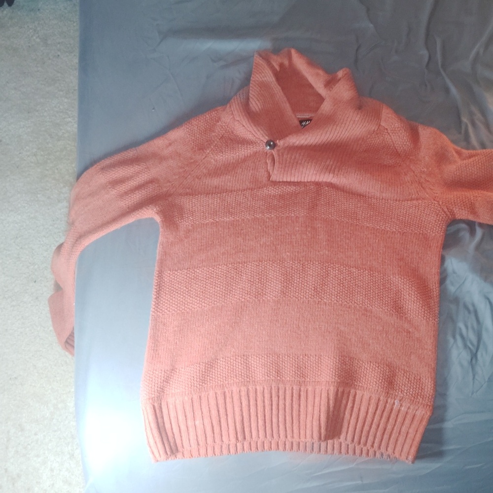 H&M burnt orange winter sweater
